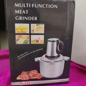 50% تخفيض ع كبة كهربائية اس 5 لتر تلات سرعات قطاعة ومفرمة الطعام الكهربائية العصرية 300 واط من متجر