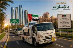 ونش سطحةريكفري لنقل وسحب السيارات المعطلة قلص كرفانات تحميل كرفانات جميع أمارات الدولة ابوظبي دبي