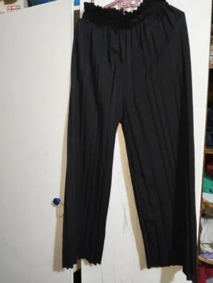 بنطلون جديد اسود ستاتي للبيع