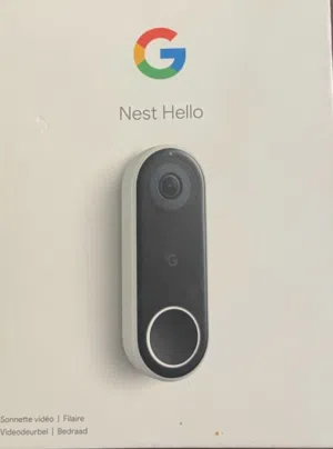 جرس باب ذكي بالكاميرا ( Google Nest Hello )