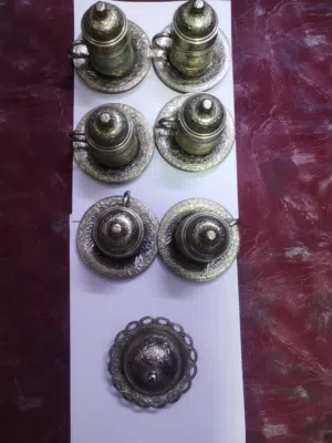 طقم تركي بتصميم عثماني زخارف دقيقة ولون اصفر عتيق للطلب ارسل خاص او واتس