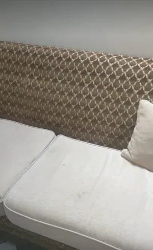 انتريه كامل 2 كرسي 2 كنبه واحده كبيره واحده صغيره + معاه كسوهخش زان نظيف قديم خشب نظيف جدا