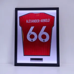 Signed Alexander Liverpool jersey (authentic/framed)