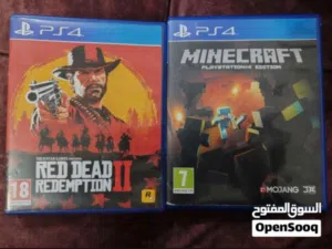 سيدي red dead redemption 2 و سيدي Minecraft للبيع