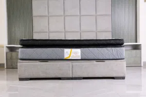 فرشة هاي كلاس كفالة 10 سنوات ارتفاع 33سم قماش نتيد ثقيل معالج ضد البكتيريا والرطوبة  طبقة دانلوب