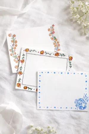 handmade mini aesthetic note/message cards