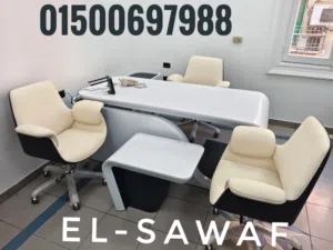 طقم مكتب مودرن فخم خشب طبيعي اثاث مكتبي-مكاتب مديرين-office manager