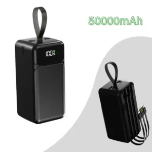 باور بانك50000 لشحن الاجهزة عدة مرات شاشة رقميه