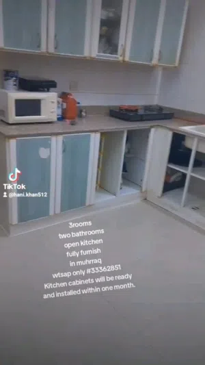 3BH open kitchen two washroom Apartment - Free Electricity & Water