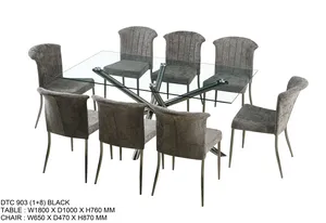 طاولات طعام 8 کراسی جودہ ممتازہ Dining Table 8 chair 1 tabel new design