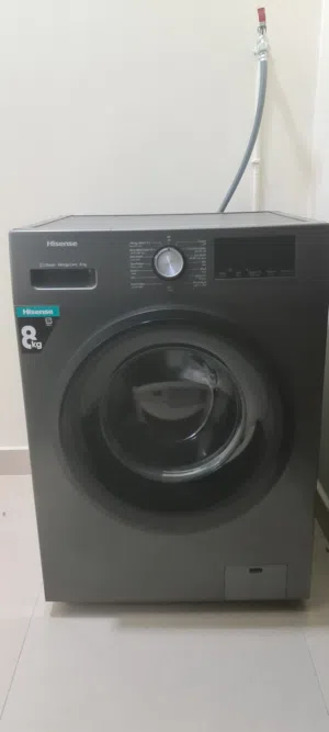 NEW 8KG HISENSE WASHING MACHINE WITH FREE COVER