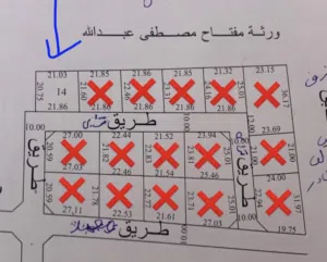 قطعة ارض بمقسم شاقان