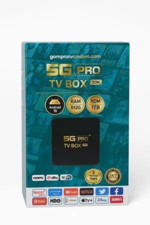 5G Pro TV Box Latest Version 2026 – Android 16 Smart TV Box with 256GB RAM 1TB ROM – 18K UHD GoogleB