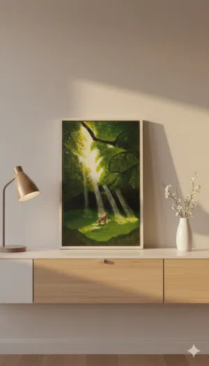 لوحه طبيعيه handmade