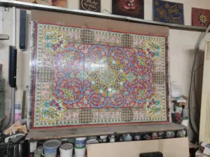 Iranian Handicrafts Carpets Produced by great Iranian masters with the manufacturer's signature.
