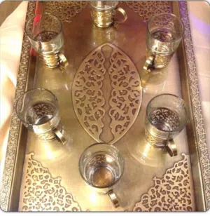 صواني نحاس شغل يدوي