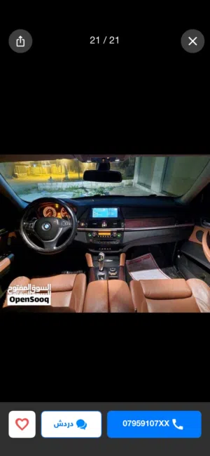 بي ام x6 2012 بحالة الوكالة فحص كامل ماشاءاللة السيارة وكالة فتحة اعلى صنف كمرات 360 درجة