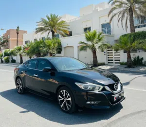 *NISSAN MAXIMA* *Bahrain Agency* Model -  2018  Km -  58k km Engine -  3.5L V6 Color – BLACK  *Passi