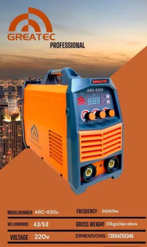 مكينة لحام حديد حجم كبير 630 من شركة GREATEC تقنية وتصميم ياباني