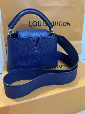 Louis Vuitton . Hand Bags . Dark Blue . Used3