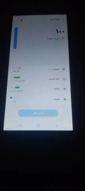 سامسونج J6 بحاله ممتازه مش مغير شي الا كفر تالاني لون لأول ازرق