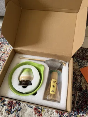 أدوات ماتشا فاخرة مع ماتشا هدية