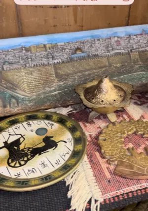 لوحة رسم القدس والبلدة القديمه