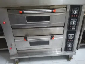 فرن غاز الكتروني الحجم الكبير طابقين مستعمل استعمال بسيط