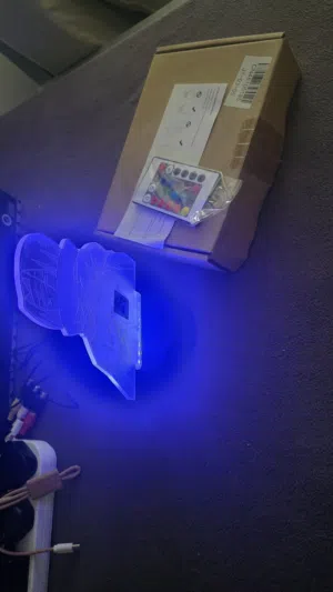 Naruto Itachi Uchiha 3D LED Night Light Lamp - Brand New