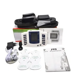 جهازعلاج النبضات الكهربائي يساعد مرضى الجلطات الدماغيه وعلاجها يعمل على تدليك القدمين بواسطة الشبشب