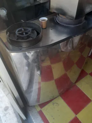 طاولة سخان قهوة ستينلس
