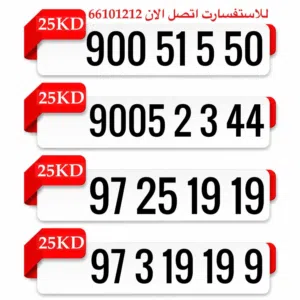 ارقام مميزه زين تعبيه