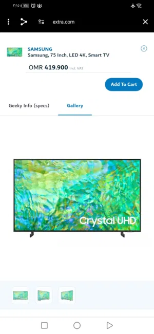 34.1 Samsung monitors for sale  in Muscat