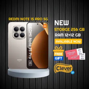 جديد مع هدية ريدمي نوت 15 برو فايف جي//REDMI NOTE 15 PRO 5G (12RAM)(256GB)