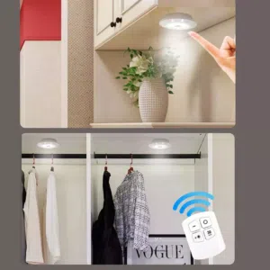 بكج سبوت لايت مع ريموت تحكم  ب 3 سبوتات مع ريموت