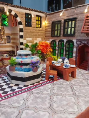 مجسم البيت الدمشقي