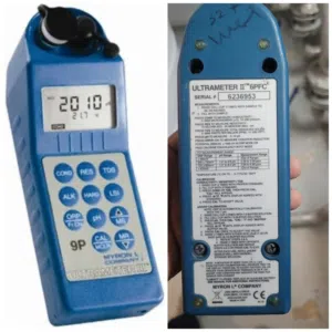 للبيع جهاز Myron L Ultrameter III 9P أمريكي أصلي للبيع جهاز قياس وتحليل جودة المياه Myron L Ultramet