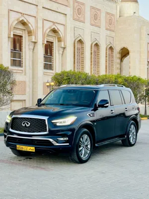 انفينيتي QX80 اللون ازرق 2020 بدون حوادث