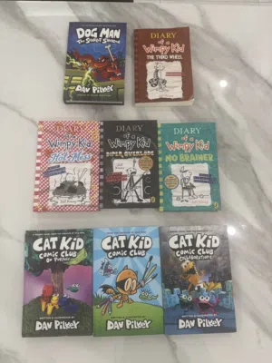 Children’s Book Collection for Sale cat kid & diary of wimpy kid