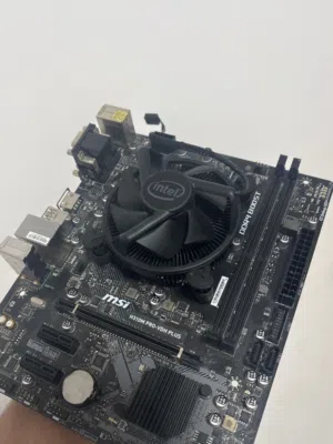 معالج ومذر بورد للبيع Intel core i3-9100f MSI H310 PRO-VDH PLUS