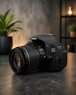 للبيع كامرا كانون 700D شاشه لمس قلاب بسعر مناسب
