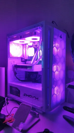 white gaming pc great specs