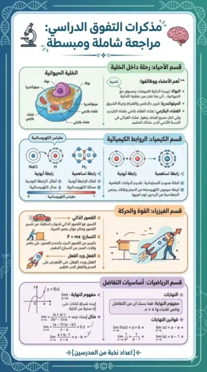 مذكرات التفوق 2026: طريقك للعلامة الكاملة