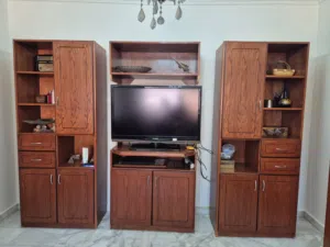خزاىن غرفة جلوس و تلفزيون