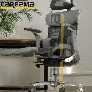 A L2 GRAY MANAGER CHAIR XL MESH WITH FOOT REST MMD2