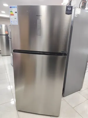 عرض نااار على ثلاجة هايسنس رقم 649 سلفر ستيل 504 لتر  من مصنع هيتاشي في الصين