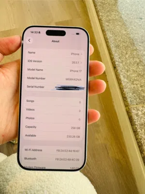 Apple iPhone 17 256 GB in Hebron