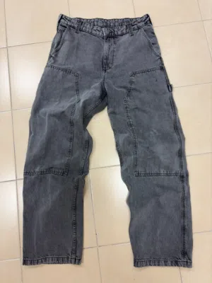 Authentic Zara Grey Carpenter Jeans Size L – QR 30  Qatar