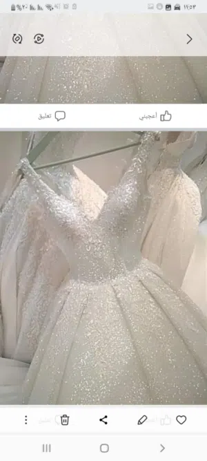 فستان زفاف بيج بجنن بسعر مغري جداً