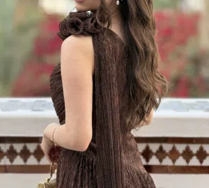 Bronze Brown Dress Gown for Sale